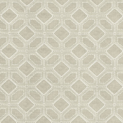 KASMIR FABRICS-LATTICEWORK - STONE