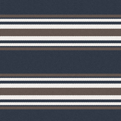 GASTON Y DANIELA FABRICS - PINILLA - NAVY/MARRON