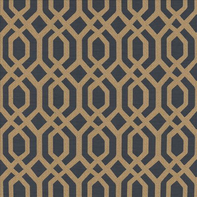 KASMIR FABRICS-LEADING EDGE - INDIGO
