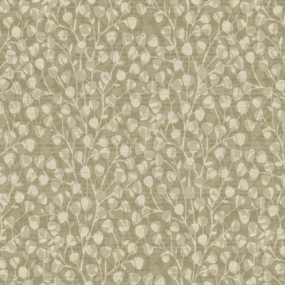 KASMIR FABRICS-LEAF OVERLAY - MOCHA