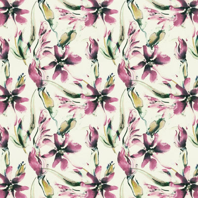 KASMIR FABRICS-LEOLANI - PINK VIOLET
