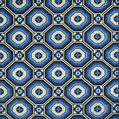 Ralph Lauren Fabrics - Lfy68650F - Mosaic Blue