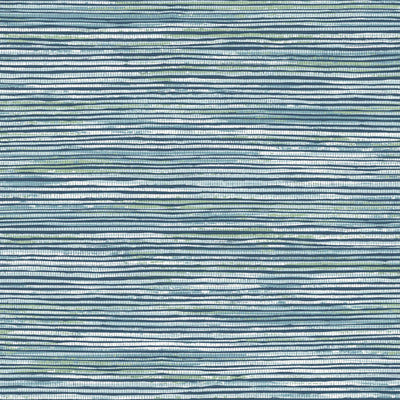 SEABROOK WALLPAPER-OSPREY FAUX GRASSCLOTH-MIDNIGHT BLUE, SPEARMINT, AND ICE-LN10302