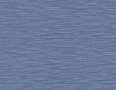 SEABROOK WALLPAPER-FAUX LINEN WEAVE-COASTAL BLUE-LN10902