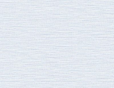 SEABROOK WALLPAPER-FAUX LINEN WEAVE-BLUE FROST-LN10912