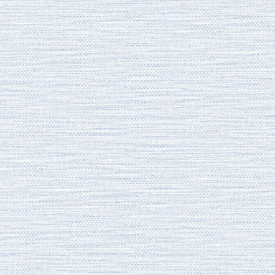 SEABROOK WALLPAPER-FAUX LINEN WEAVE-BLUE FROST-LN10912