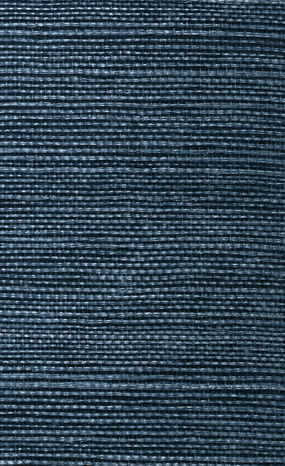 SEABROOK WALLPAPER-SISAL GRASSCLOTH-DEEP SEA-LN11832