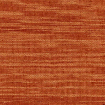 SEABROOK WALLPAPER-SISAL GRASSCLOTH-BLOOD ORANGE-LN11841