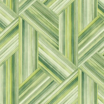 SEABROOK WALLPAPER-GEO INLAY-CHARTREUSE AND BASIL-LW50104