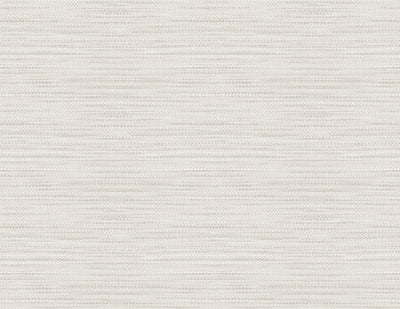 SEABROOK WALLPAPER-TOWELING FAUX LINEN-WINTER FOG-LW50800