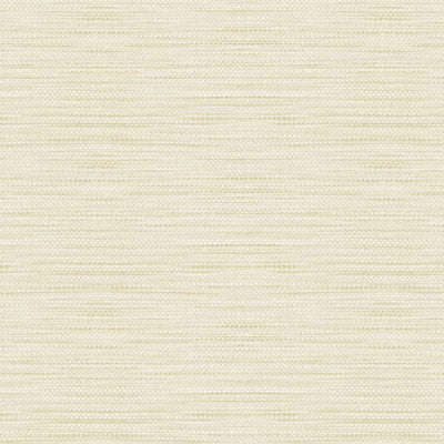 SEABROOK WALLPAPER-TOWELING FAUX LINEN-FRENCH VANILLA-LW50805
