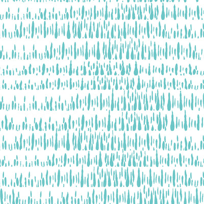 SEABROOK WALLPAPER-BRUSH MARKS-TEAL AND WHITE-LW51804
