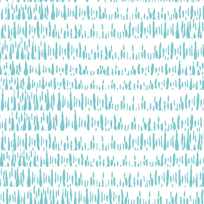 SEABROOK -BRUSH MARKS FABRIC (LW51804 COORDINATE)-TEAL AND WHITE-LW52104F