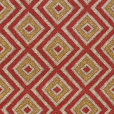 KASMIR FABRICS-MARAZZI DIAMOND - TOMATO