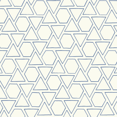 SEABROOK WALLPAPER-SUN SHAPES-COASTAL BLUE-MB30112