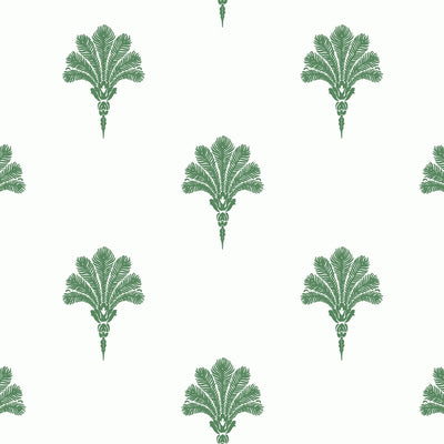 SEABROOK WALLPAPER-SUMMER FAN-GREENERY-MB31604