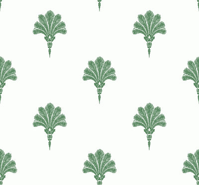 SEABROOK WALLPAPER-SUMMER FAN-GREENERY-MB31604