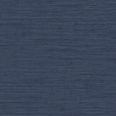 SEABROOK WALLPAPER-NAUTICAL TWINE STRINGCLOTH-COASTAL BLUE-MB31812