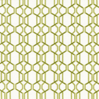 KASMIR FABRICS-MILLICENT FRET - GREENERY