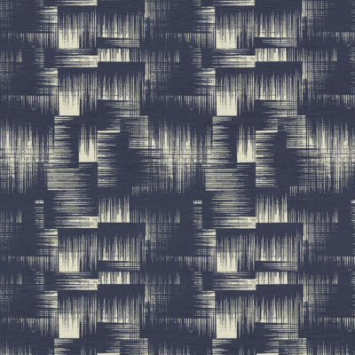 KASMIR FABRICS-MIRACLE MILE - NAVY