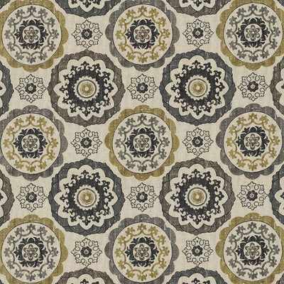 KASMIR FABRICS-MONTEZUMA - ASH