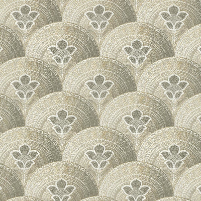 KASMIR FABRICS-MOSAIC MOTIF - GREY