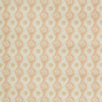 BRUNSCHWIG & FILS - NADARI PRINT - PEACH/GOLD