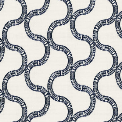 KASMIR FABRICS-NUBIA - NAVY