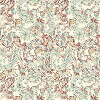 KASMIR FABRICS-PAISLEY PLAY - CARNIVAL