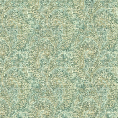 KASMIR FABRICS-PERSIAN PAISLEY - AZURE