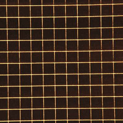 G P & J BAKER FABRICS - MARCO CHECK -  CHOCOLATE
