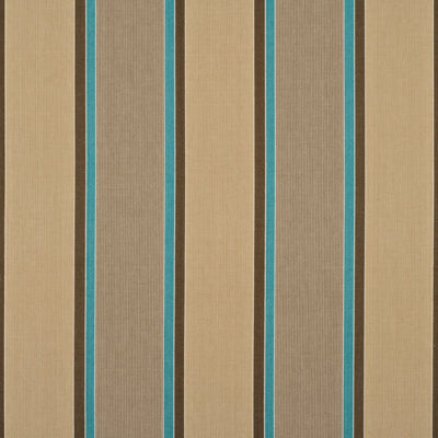 BAKER LIFESTYLE - CASSON STRIPE - AQUA/BEIGE