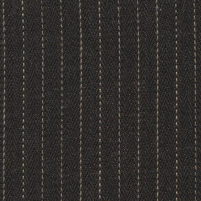 KASMIR FABRICS-PINSTRIPE - BLACK