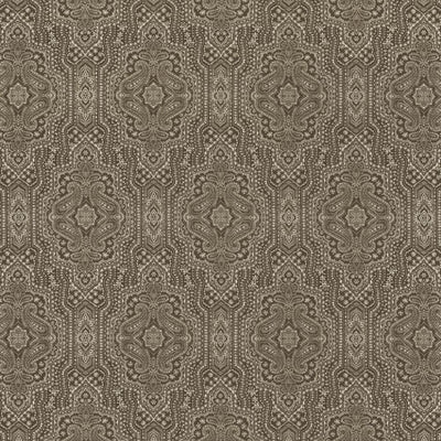KASMIR FABRICS-PURANA PAISLEY - SLATE