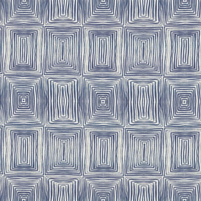 KASMIR FABRICS-QUADRI - BLUE