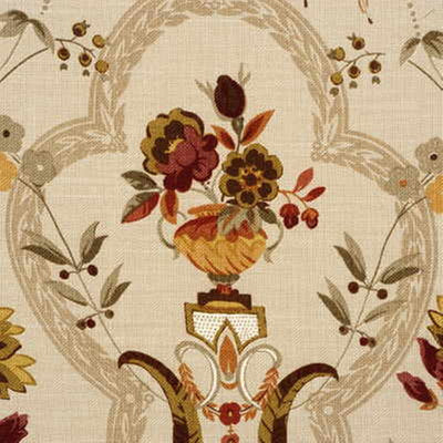 G P & J Baker Fabrics, a selection of fabrics such as velvet, damask, cotton, silk, linen and sheers.