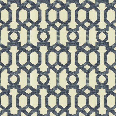 KASMIR FABRICS-RALLY - NAVY