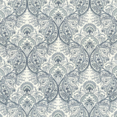 KASMIR FABRICS-ROSEMORE - AQUAMARINE
