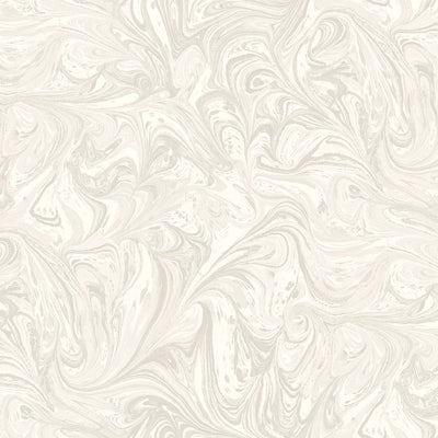 SEABROOK WALLPAPER-SIERRA MARBLE-DAYDREAM GRAY AND PEARL-RY31108
