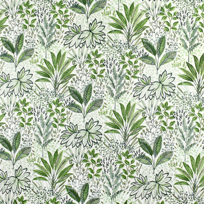 Greenhouse Fabrcs, a selection of fabrics such as  Embroidery/Crewel,Tropical, Floral, Foliage.