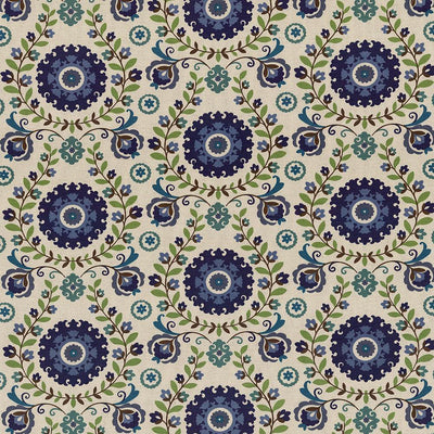 KASMIR FABRICS-SAN PEDRO - COBALT