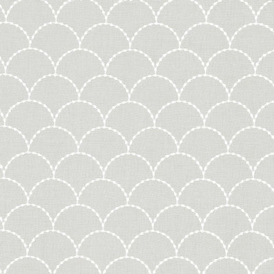 KASMIR FABRICS-SCALLOPED - IVORY