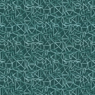 KASMIR FABRICS-SHAPE UP - PEACOCK