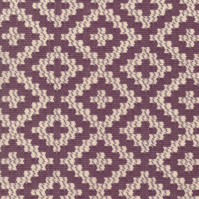 KASMIR FABRICS-SIBLEY DIAMOND - PLUM