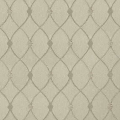 KASMIR FABRICS-SLIPPER TRELLIS - PLATINUM