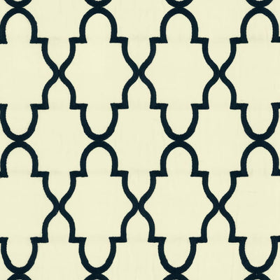 KASMIR FABRICS-SOLACE - NAVY