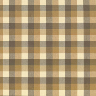 KASMIR FABRICS-SQUIRE CHECK - SANDSTONE