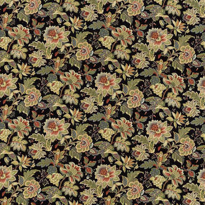 KASMIR FABRICS-STILLBROOKE - NOIR