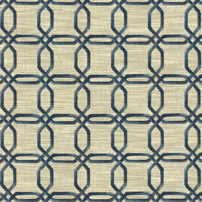 KASMIR FABRICS-SUGARCANE - BLUE JAY