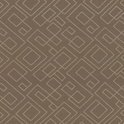 KASMIR FABRICS-TALLMADGE FRET - TRUFFLE